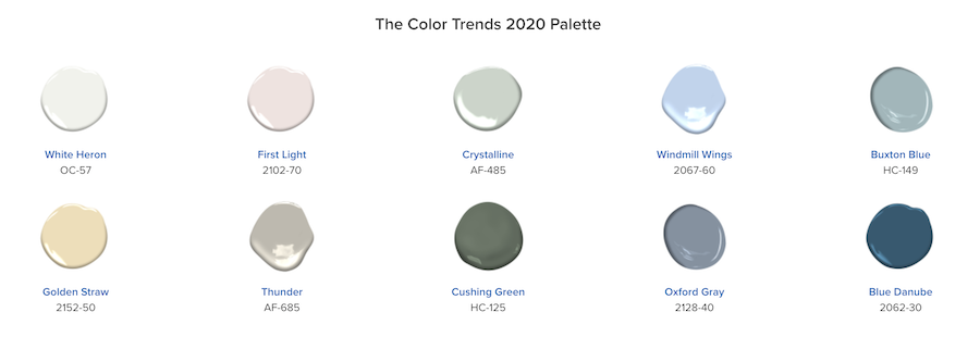 Meet the Benjamin Moore Color Palette for 2020- Image 2