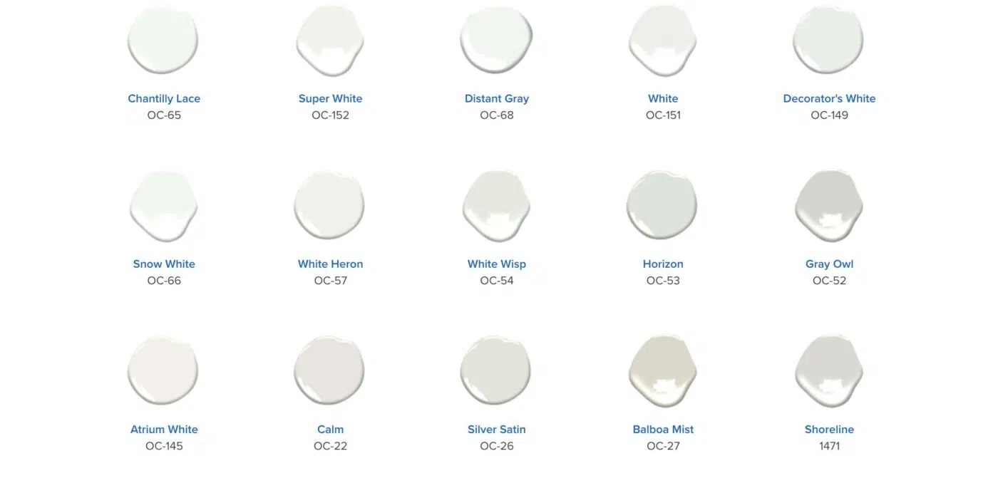 75 Most Popular Paint Colors by Benjamin Moore at Janovic - Image 1