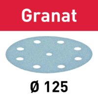 Abrasive sheet Granat STF D125/8 P150 GR/100