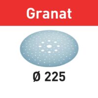 Abrasive sheet Granat STF D225/128 P150 GR/25
