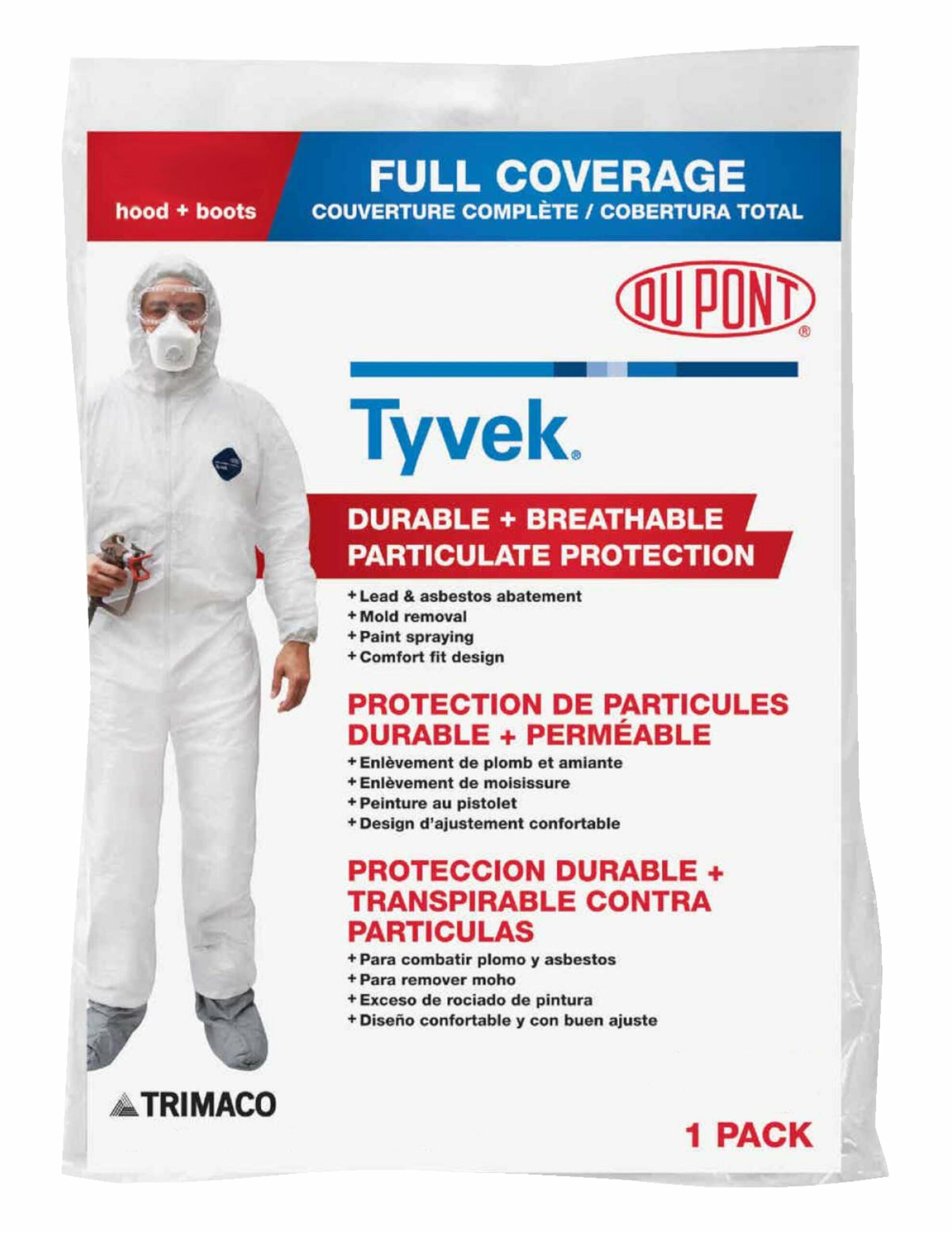 Dupont Tyvek 400 Coverall W/hood & Boots