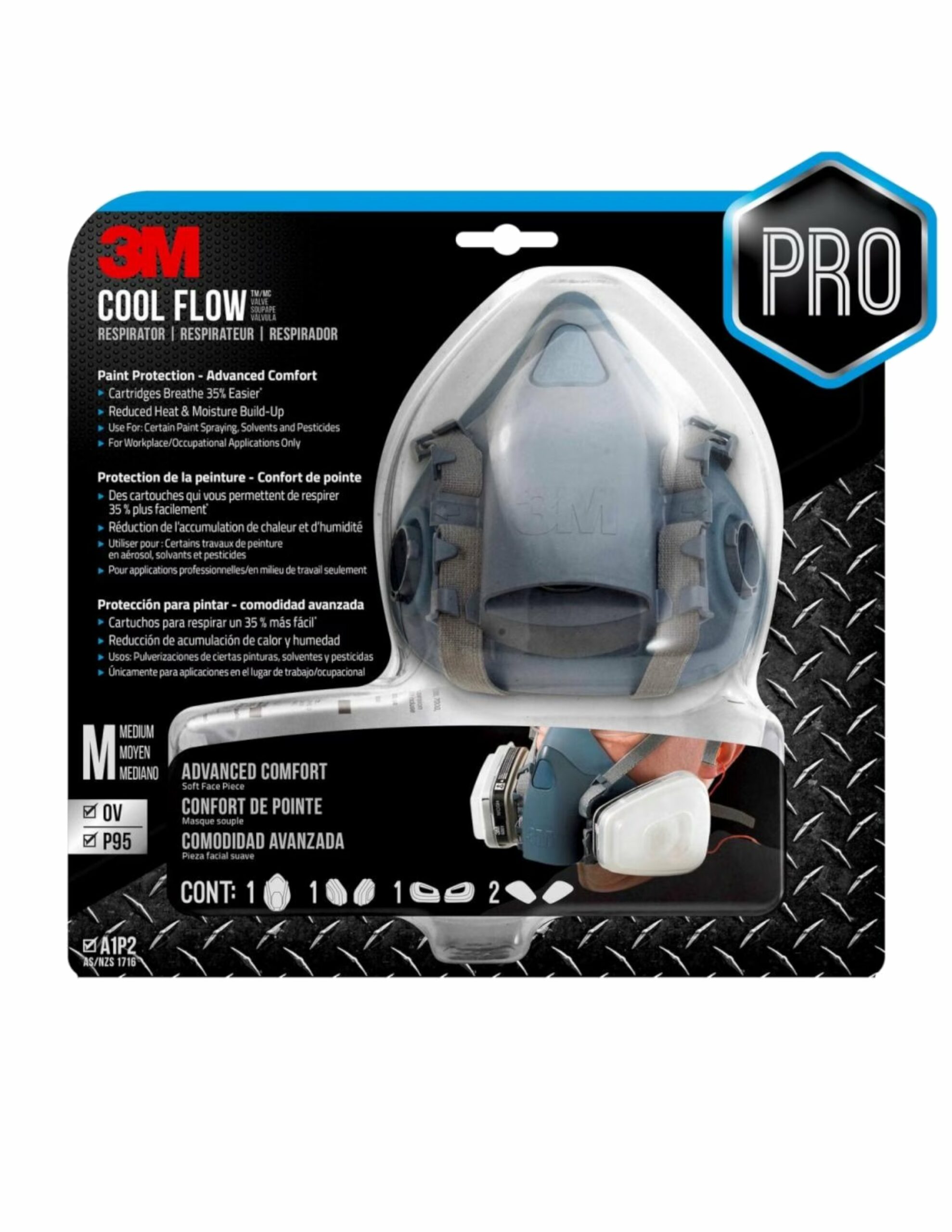 Cool Flow Half Mask Repirator