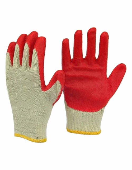 G-Force Red Coated Knit Work Gloves