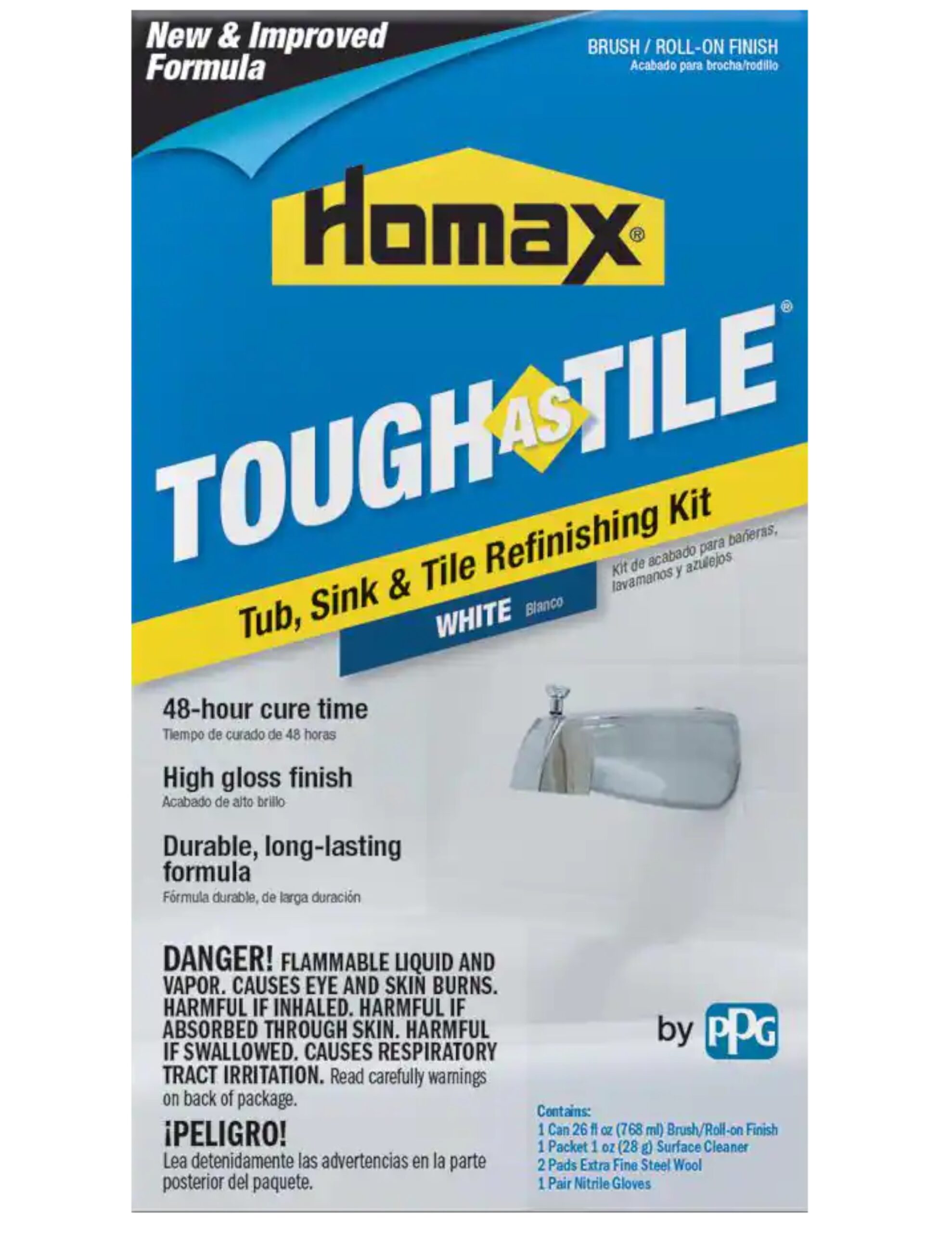 Tough As Tile Tub Refinish Brush-on